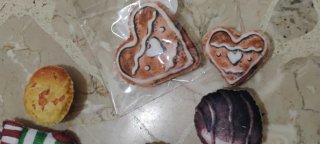 Biscotti finti in pannolenci
