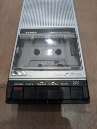 Reproductor Cassette Sanyo Sony Portátil