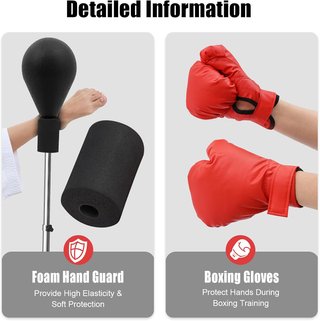 Saco de boxeo de pie ajustable