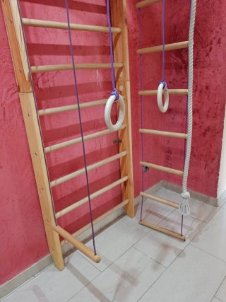 Espaldera Gimnasia Infantil Madera