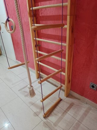 Espaldera Gimnasia Infantil Madera