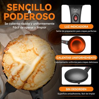 Baker's Friend Máquina Instantánea para Hacer Crep