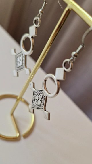 Pendientes Tuareg Largos Plata