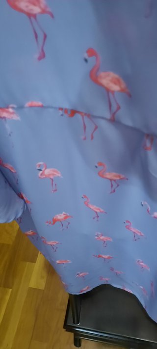 Conjunto pantalón y blusa flamencos rosa