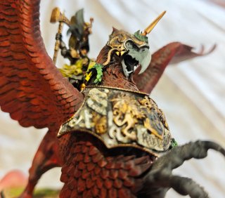 General Imperio montado en Grifo Warhammer