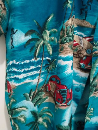 Camisa Hawaiana Estampada