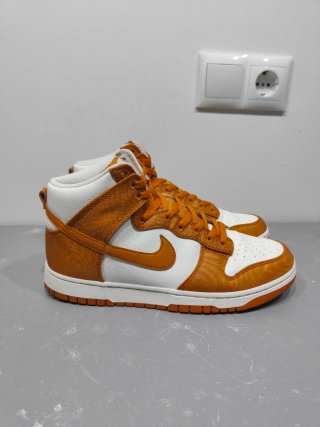 Nike Dunk High retro monarch Naranja Blanco 43