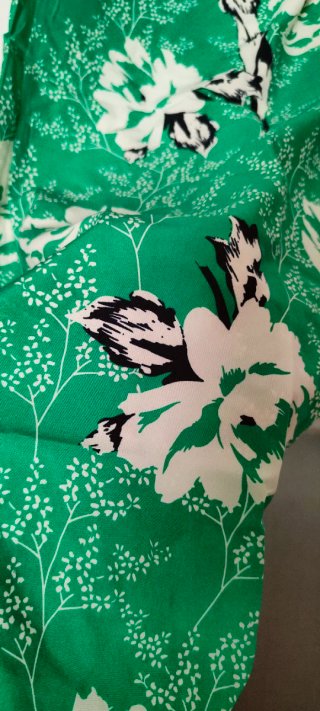 Pantalones Palazzo Verdes Estampados