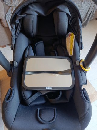 Silla de coche para bebé negra