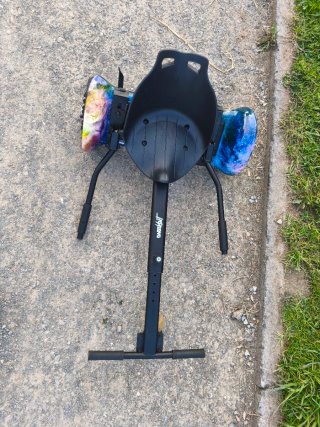 Hoverboard iwatboard galaxia + asiento.