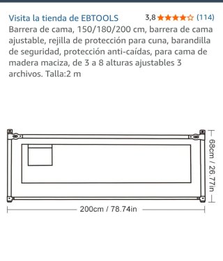 Barrera de Cama Asalvo Baby