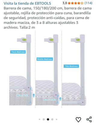 Barrera de Cama Asalvo Baby