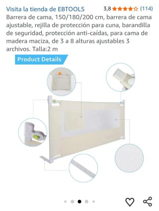 Barrera de Cama Asalvo Baby