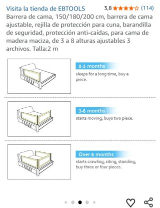 Barrera de Cama Asalvo Baby