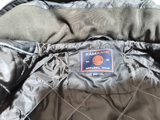 Abrigo/Parka Kam Jeans Talla 7XL Negra