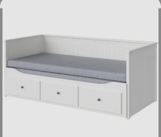 Cama nido Ikea blanca con cajones