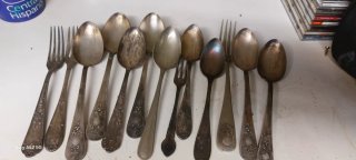 Set de cubiertos antiguos