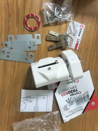 Cerrojo Lince 7930RSS Blanco + 5 Llaves
