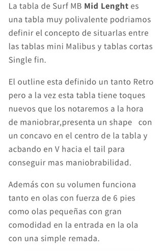 Tabla Surf Midlength MB epoxy