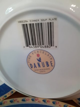 Set 6 Platos Hondos Danube sin usar