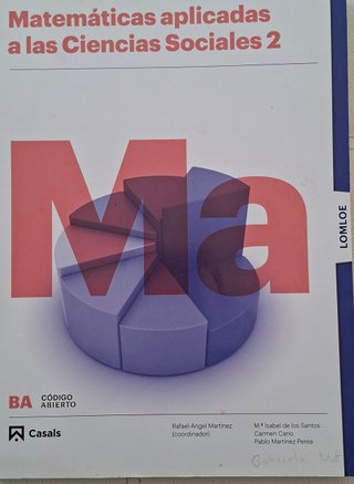 Matemáticas aplicadas a las Ciencias Sociales 2...