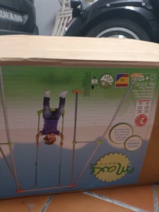 Columpio infantil Smoby naranja y verde