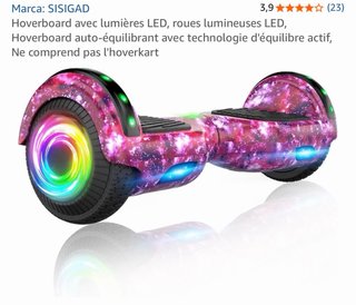 Hoverboard con luces LED