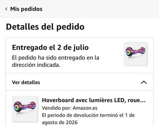 Hoverboard con luces LED