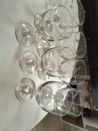 Lote de copas de cristal