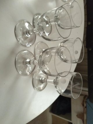Lote de copas de cristal