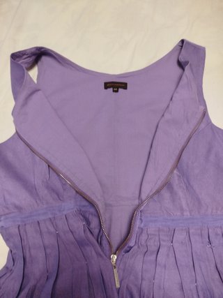 Vestido morado Adolfo Dominguez