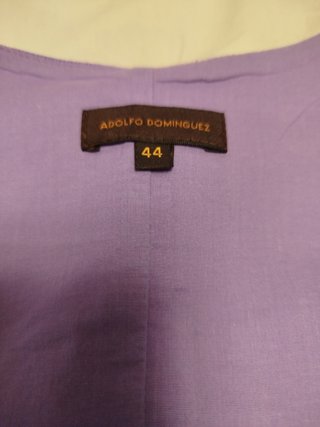 Vestido morado Adolfo Dominguez