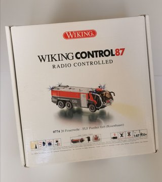 H0 RC Set Camión Bomberos VIKING Control87 + Mando