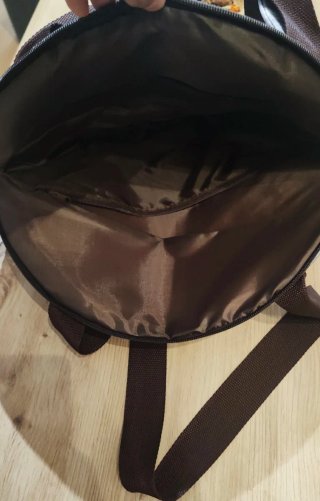 Bolso Cara Gato Gris y Marrón