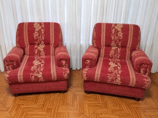 2 Sillones Clásicos Tapizados