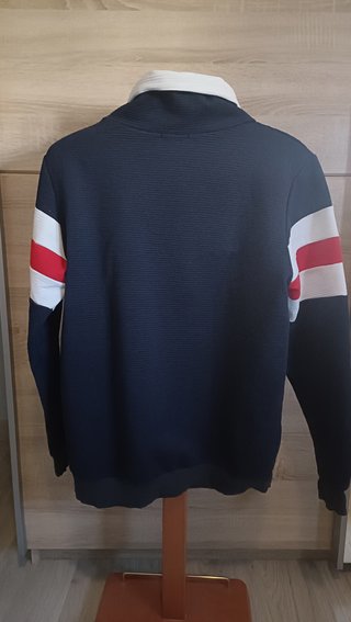 Sudadera Marinera Rayas Roja Blanca Negra