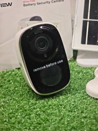 Cámara Seguridad Solar WiFi 2K Exterior