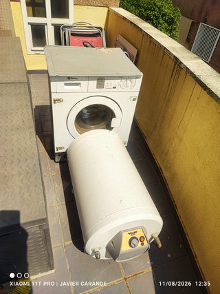 Lavadora y termo eléctrico Balay