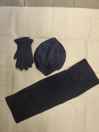 Conjunto 3 piezas: sombrero, guantes y bufanda