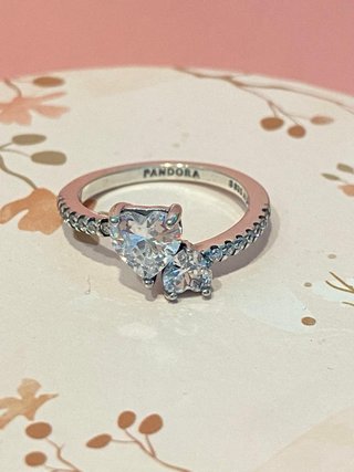 Anillo Pandora Corazón Talla 58