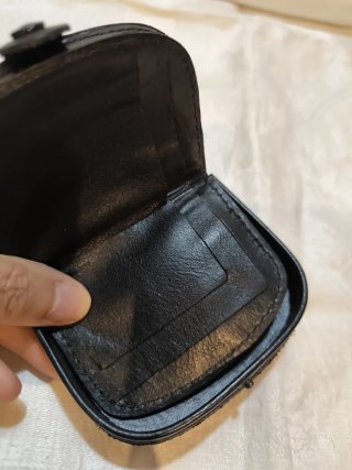 Monedero hombre de piel negra ALMELA