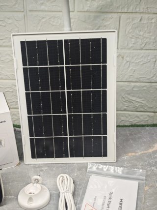 Cámara Seguridad Solar WiFi 3MP HVIEW