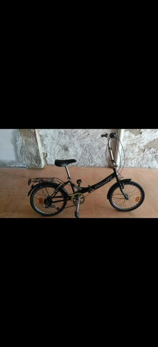 Bicicleta Plegable AMAT Negra