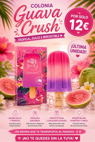 Colonia Guava Crush Sol Beauty 100ml