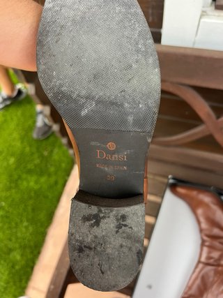 Botas de piel DANSI marrones