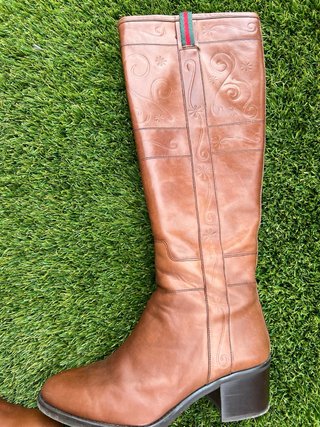 Botas de piel DANSI marrones