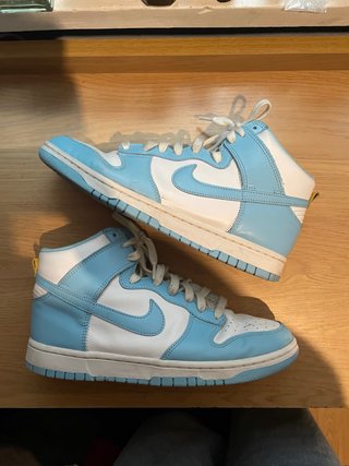 Nike Dunk High Azul Blanco Talla 42