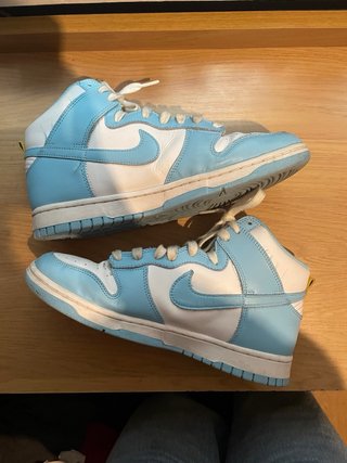 Nike Dunk High Azul Blanco Talla 42