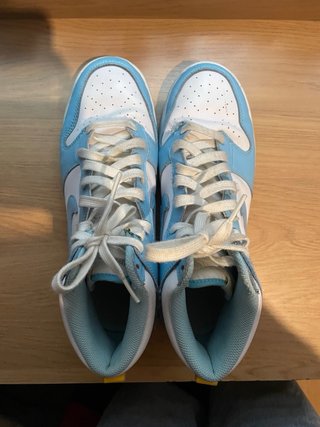 Nike Dunk High Azul Blanco Talla 42