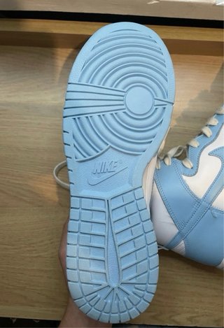 Nike Dunk High Azul Blanco Talla 42